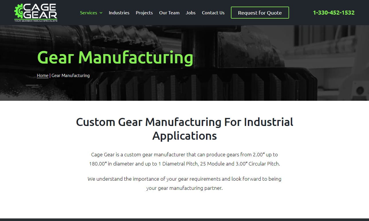 Cage Gear & Machine, LLC