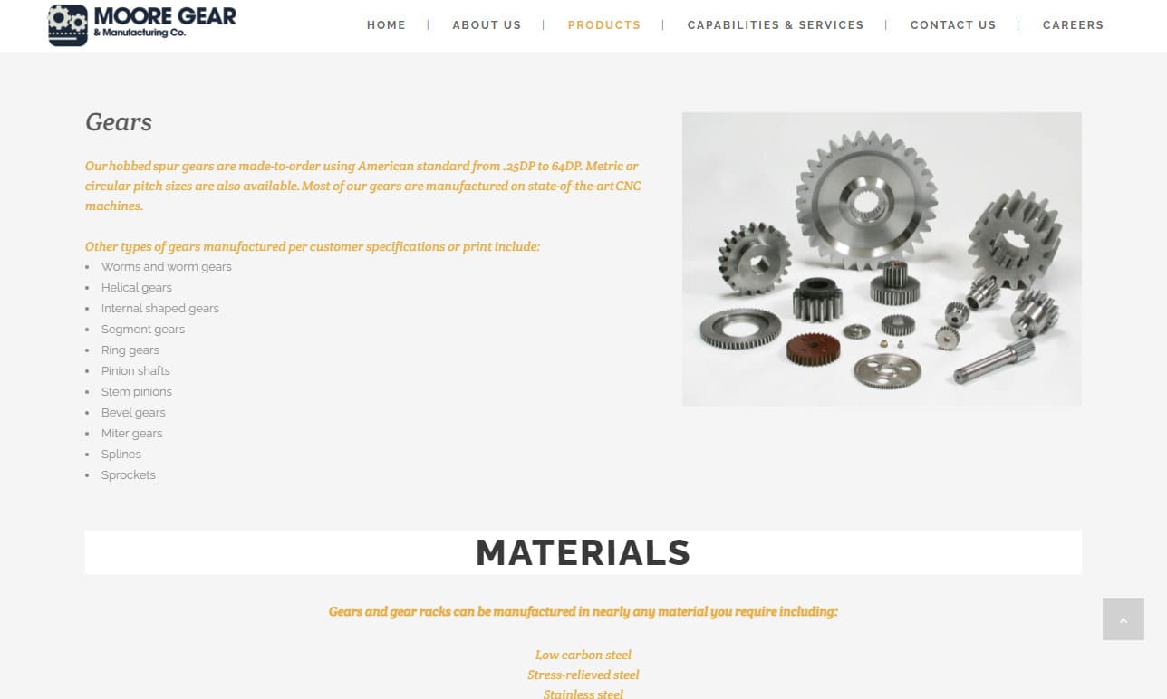 Moore Gear & Manufacturing Co., Inc.